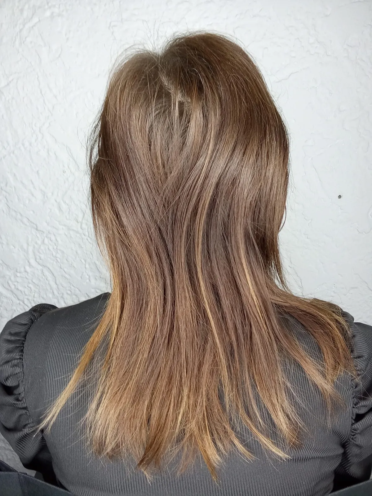 Avant - Coloration cuivrée